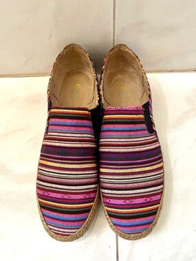 e360 Easy Spirit Flat Espadrilles, 10